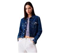 Calvin Klein Damen Cropped 90's Denim Trucker J20j225183 Trucker-Jacke