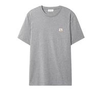 Calvin Klein Jeans Herren T-Shirt Classic Tee Baumwolle Kurzarm Grau M