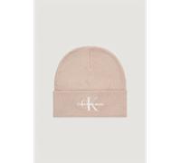 Calvin Klein Jeans Beanie Herbst/Winter Beige Baumwolle - Größe: UNICA