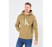 Calvin Klein Jeans - Bekleidung Seasonal Monologo Regular Hoodie - grün - Größe M
