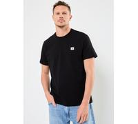 Calvin Klein Herren T-Shirt Kurzarm Badge Jersey Classic Tee aus Baumwolle, Schwarz (Black), L