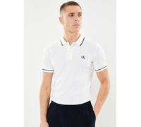 Calvin Klein Jeans - Bekleidung Tipping Slim Polo - weiß - Größe XL