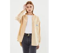 Calvin Klein Jeans - Bekleidung Woven Label Relaxed - beige - Größe L