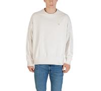 Calvin Klein Jeans Calvin Klein Herren Fleece Sweatshirt Wei - Größe: S