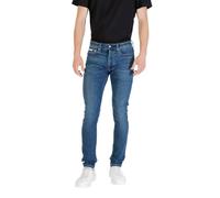Skinny-fit-Jeans CALVIN KLEIN JEANS "SKINNY JEAN REGEN", Herren, Gr. 38, Länge 32, oil slick, Denim/Jeans, Obermaterial: 80% Baumwolle, 12% Polyester, 6% Elastomultiester, 2% Elasthan, unifarben, casu