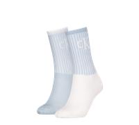 Calvin Klein Jeans "CKJ WOMEN SOCK 2P GLOSSY RIB" 2 Paar, 2 Stk. tlg. mit Logostickerei (85953505-39)