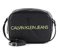 Calvin Klein JEANS Crossbody-Bag Riemen Logo Reißverschluss schwarz