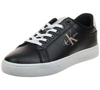 Calvin Klein Jeans Damen Cupsole Sneaker Classic Fluo Contrast Wn Schuhe, Schwarz (Black/Ancient White), 39