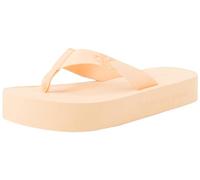 Calvin Klein Jeans Damen Flip Flops Flatform Flipflop Jelly mit Plateau, elfenbein (Peach Dream), 36