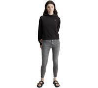 Calvin Klein Jeans Damen Hoodie Ck Embro Badge Regular mit Kapuze, Schwarz (Ck Black), XL