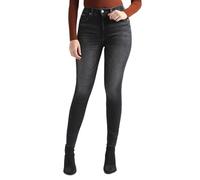 Calvin Klein Jeans Damen Jeans High Rise Super Skinny Ankle Skinny Fit, Schwarz (Denim Black), 30W