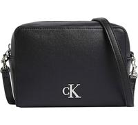 Calvin Klein Jeans Damen MINIMAL Monogram Camera Bag K60K612719 Umhängetasche, Schwarz (Black)