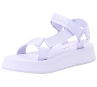 Calvin Klein Jeans Damen Sandalen Webbing Sandal Sommer, Violett (Lavender Blue/Pastel Lilac), 39