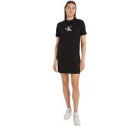 Calvin Klein Jeans Damen Satin Dress J20J223434 T-Shirt Kleider, Schwarz (Ck Black), XS