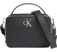 Calvin Klein Jeans Damen Umhängetasche Minimal Monogram Camera Bag Klein, Schwarz (Black), Onesize