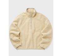 Calvin Klein Sherpa Half Zip Sweatshirt cremeweiß - M