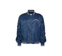 Calvin Klein Jeans Herren Bomberjacke mit Varsity-Logo, marine, Gr. L