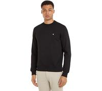 Calvin Klein Herren Sweatshirt Badge Crew Neck Regular Fit, Schwarz (Ck Black), XXL