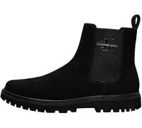 Calvin Klein Jeans Herren Eva Boot MID Chelsea Iconic DR YM0YM01080 Stiefel, Schwarz (Triple Black), 44 EU