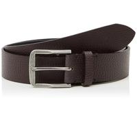 Ledergürtel CALVIN KLEIN JEANS "CLASSIC FLAT 35MM", Herren, Gr. 110, silber (delicioso, antique silber), Rindsleder, unifarben, Gürtel Ledergürtel (77878330-110)