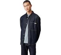 Calvin Klein Jeans Herren Regular Jeanshemd J30J326584 L/S Hemd, Denim (Denim Dark), XL, Denim (Denim Dark), XL