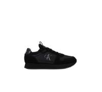 Calvin Klein Jeans Herren Runner Sneaker Sock Laceup Nylon-Leather Sportschuhe, Weiß (Bright White/Eggshell), 40