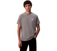 Calvin Klein Jeans Herren SS Badge 30S Jersey Classic Tee LV04RC272G Tees, Grau (Med Grey Htr), XS, Grau (Med Grey Htr), XS