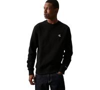 Calvin Klein Herren Sweatshirt Ck Essential ohne Kapuze, Schwarz (Ck Black), XL