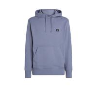 Calvin Klein Jeans Herren Sweatshirt mit Kapuze WOVEN LABEL HOODIE, grau, Gr. L