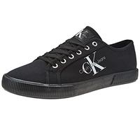 Calvin Klein Jeans Herren Vulcanized Sneaker Schuhe, Schwarz (Triple Black), 44