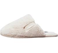Calvin Klein Jeans Hotel Slipper Fur After Glow Hausschuhe, Damen, Beige (Triple Eggshell), 38 Eu