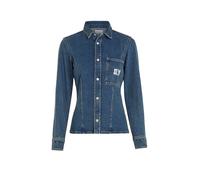 Calvin Klein Jeans Jeansbluse mit Brusttasche in Jeansblau, Größe S