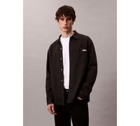 Calvin Klein Jeans Jeanshemd Herren Regular Fit Baumwolle schwarz, XL