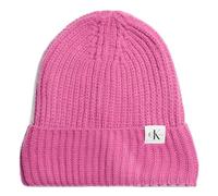 Calvin Klein Jeans Kinder Mütze Monogram Rib Beanie Größe L-XL Pink IU0IU00440