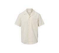 Calvin Klein Jeans Kurzarm-Hemd Herren Regular Fit Baumwolle ecru, L