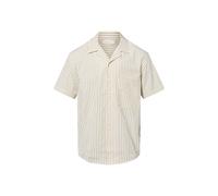 Calvin Klein Jeans Kurzarm-Hemd Herren Regular Fit Baumwolle ecru, M