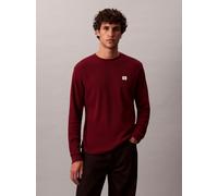 Calvin Klein Jeans Langarmshirt Herren bordeaux, XL