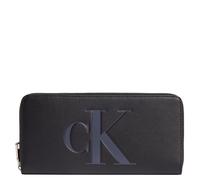 Calvin Klein Jeans Langbörse Damen Sculpted Zip Around Mono black