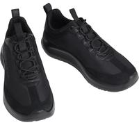 Sneaker CALVIN KLEIN "LIGHT EVA RUNNER", Herren, Gr. 43, schwarz, Leder, Textil, unifarben, Basic, Schuhe Sneaker, Freizeitsneaker, Halbschuh, Schnürschuh mit CK-Logo (17819400-43) schwarz