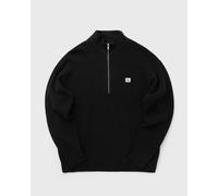Calvin Klein Jeans Loose Fit Troyer mit gerippten Abschlüssen in Black, Größe S