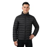 Calvin Klein Steppjacke LS NYLN MD WT HDD F – Herren, S, Schwarz, Polyamid, mit Kapuze im Kragen