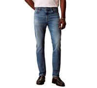 Slim-fit-Jeans CALVIN KLEIN JEANS "SLIM TAPER", Herren, Gr. 32, Länge 32, blau tide, Denim/Jeans, Obermaterial: 98% Baumwolle, 2% Elasthan, slim fit, Jeans Slim-fit-Jeans (20162015-32) blau tide
