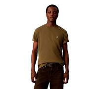 Sweatshirt CALVIN KLEIN JEANS, Herren, Gr. S, grün (olive night), Sweatware, Obermaterial: 90% Baumwolle, 10% Polyester, unifarben, regular fit normal, Rundhals, Bündchen, Sweatshirts Sweatshirt, Rund