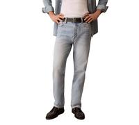 Straight-Jeans CALVIN KLEIN JEANS, Herren, Gr. 33, Länge 32, washed signal, Denim/Jeans, Obermaterial: 100% Baumwolle, straight fit normal, Jeans Straight-Jeans, Regular fit mit Taschen (36173134-33) 