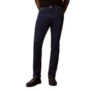 Skinny-fit-Jeans CALVIN KLEIN JEANS "SKINNY", Herren, Gr. 31, Länge 32, schwarz ck stone, Denim/Jeans, Obermaterial: 80% Baumwolle, 12% Polyester, 6% Elastomultiester, 2% Elasthan, skinny fit normal,