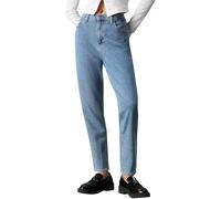Mom-Jeans CALVIN KLEIN JEANS "MOM JEAN" Gr. 31, N-Gr, blau (denim medium) Damen Jeans (82448846-31) denim medium
