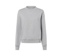 Calvin Klein Damen Sweatshirt Badge Logo Terry mit Rundhalsausschnitt, Grau (Heroic Grey Heather), XS