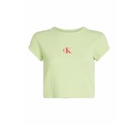 CALVIN KLEIN JEANS T-Shirt Cropped Fit hellgrün | L