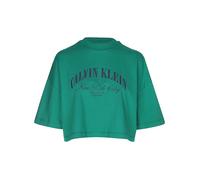 CALVIN KLEIN JEANS T-Shirt dunkelgrün | XL