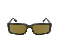 CALVIN KLEIN JEANS Unisex Adult Sunglasses CKJ24622S - Brown with Solid Ocher Lens